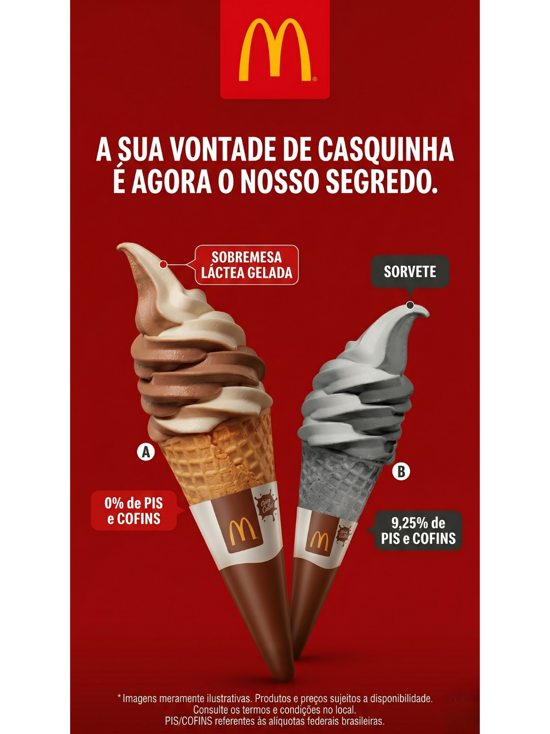 Sobremesa Láctea vs Sorvete - NCM